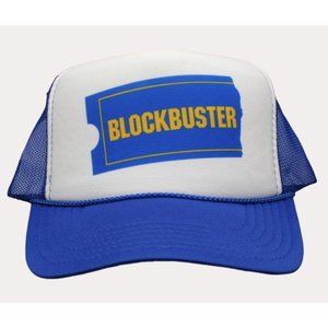 BLOCKBUSTER Trucker Hat Mesh Hat Adjustable Cap